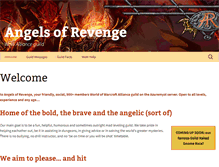 Tablet Screenshot of angelsofrevenge.com